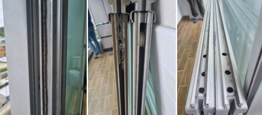 울산 샷시모헤어 교체 베란다 방풍 시공 창문 바람막이 교체 작업 후기 image
