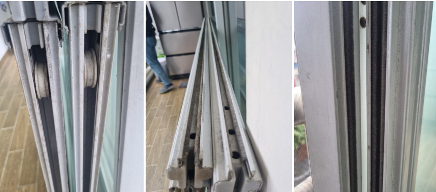 울산 샷시모헤어 교체 베란다 방풍 시공 창문 바람막이 교체 작업 후기 image